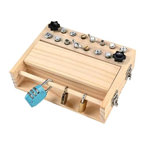 Folpus Schraubendreher-Brett-Set, Schraubendreher-Spielzeug, Vorschulisches Lernen, Frühpädagogisches Lernen für Jungen und Mädchen im Alter von 2, 3, 4 und Folpus Schraubendreher-Brett-Set, Schraubendreher-Spielzeug, Vorschulisches Lernen, Frühpädagogisches Lernen für Jungen und Mädchen im Alter von 2, 3, 4 und von Folpus