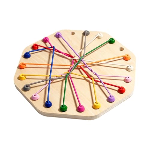 Folpus Seilpuzzle Spielzeugseil Entwirren Spielzeugtisch Brettspiel Twisted Seil Puzzle Brainy Knots Seil, Die für Kinder Entwirrt Ist, Oktaeder von Folpus