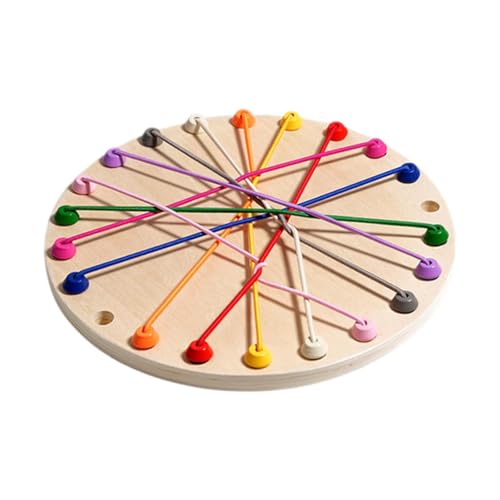 Folpus Seilpuzzle Spielzeugseil Entwirren Spielzeugtisch Brettspiel Twisted Seil Puzzle Brainy Knots Seil, Die für Kinder Entwirrt Ist, Runden von Folpus