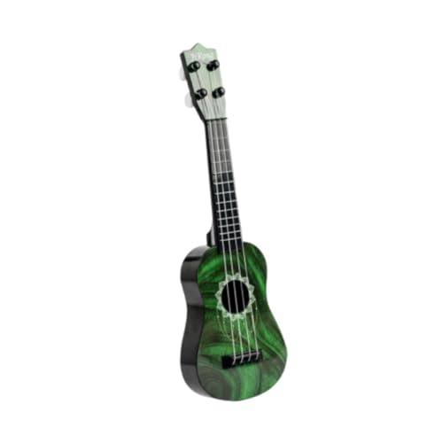 Folpus Ukulele Spielzeug, Kleine Gitarre, Professionelles Entwicklungsgitarren Musikinstrument mit Vier Saiten, für Jungen Und Mädchen, Anfänger, Kindergesch , GrÜn von Folpus