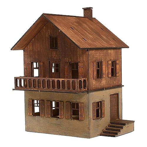 Fonowx DIY Holzhaus Haus zusammenbauen 1/72 Modelle Haus von Fonowx