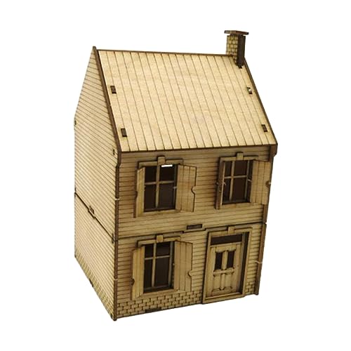 Fonowx Holzmodellbausätze, Architekturgebäudemodellbausätze im Maßstab 1:72, Architekturszene von Fonowx