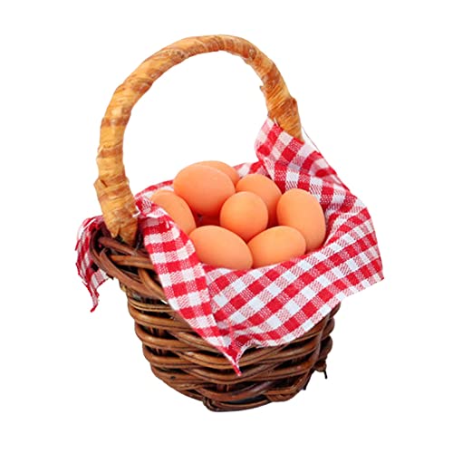 Fonowx Miniatur-Essen, Spielzeughaus, Küchenzubehör, Rollenspiel, Simulationsszene, Mini-Ei-Modelle, 1:12, Miniaturen, Puppenhaus für Erwachsene, Kinder, Ei Fonowx Miniatur-Essen, Spielzeughaus, Küchenzubehör, Rollenspiel, Simulationsszene, Mini-Ei-Modelle, 1:12, Miniaturen, Puppenhaus für Erwachsene, Kinder, Ei von Fonowx