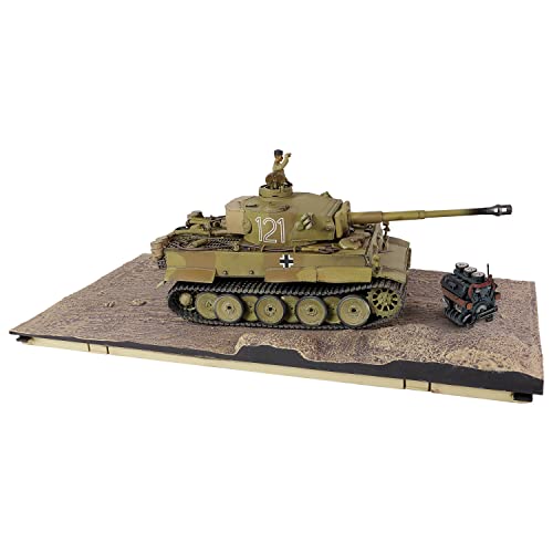 Forces of Valor 1:32 Dt. SdKfz181 PzKpfw VI Tiger E DAK - Standmodell, Modellbau, Diorama Modell, Militär Modellbau, Die-Cast Modell, MP-912042D von Forces of Valor Waltersons