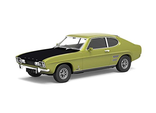 Ford Capri Mk1 1600GT XLR, metallic-hellgrün/schwarz, RHD, 1970, Modellauto, Fertigmodell, Vanguards 1:43 von Ford