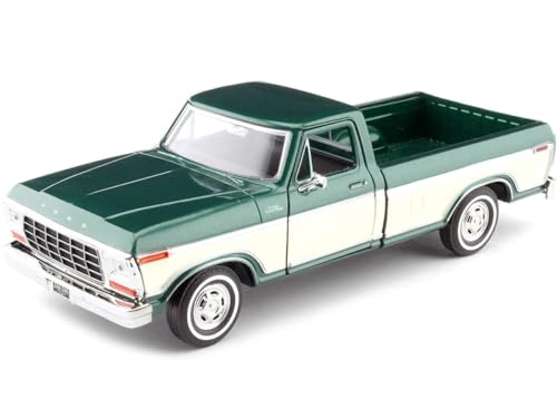 Ford F-150 Custom, metallic-dunkelrot, 1979, Modellauto, Fertigmodell, Motormax 1:24 von Ford