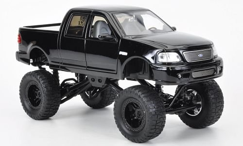 Ford F-150 High Profile, Monstertruck, schwarz, Modellauto, Fertigmodell, Jada 1:24 von Ford