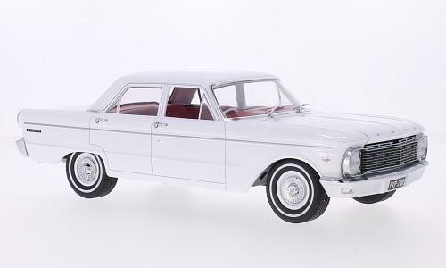 Ford Falcon (XP) 4-Door Saloon, weiss, RHD, 1965, Modellauto, Fertigmodell, Greenlight 1:18 von Ford