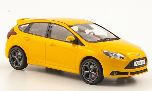 Ford Focus MkIII ST, met.-orange, 2011, Modellauto, Fertigmodell, Minichamps 1:43 von Ford