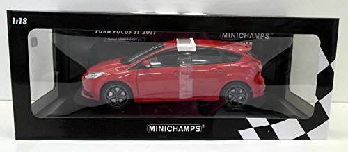 Ford Focus MkIII ST, rot, 2011, Modellauto, Fertigmodell, Minichamps 1:18 von Ford