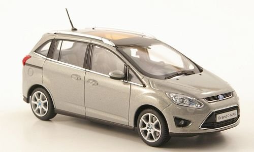 Ford Grand C-Max, metallic-grau, 2010, Modellauto, Fertigmodell, I-Minichamps 1:43 von Ford