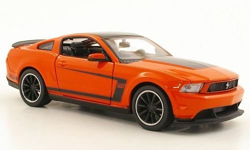 Ford Mustang Boss 302, dkl.-orange, Modellauto, Fertigmodell, Maisto 1:24 von Ford