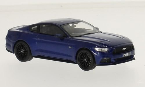 Ford Mustang GT, metallic-blau, 2015, Modellauto, Fertigmodell, Norev 1:43 von Ford