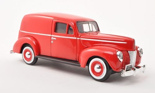 Ford Sedan Delivery, rot, 1940, Modellauto, Fertigmodell, Motormax 1:24 von Ford