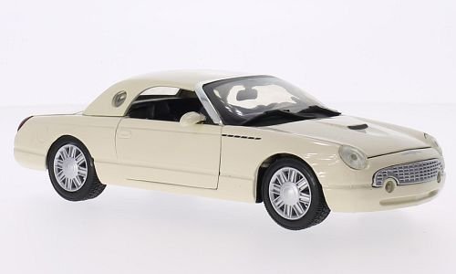 Ford Thunderbird Hardtop, hellbeige, 2002, Modellauto, Fertigmodell, Motormax 1:24 von Ford