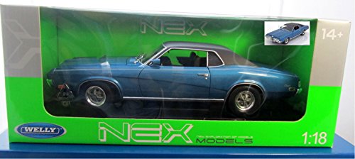 Modell Auto 1:18 Ford Mercury Cougar XR 7 1970 blaumetallic von Ford