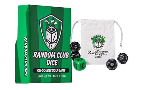 Random Club Dice On-Course Golfspiel von Fore! Cards | lustiges und herausforderndes Golfspiel | perfekt für Golfer aller Schwierigkeitsstufen von Fore! Cards