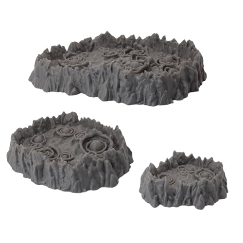 28 mm – 32 mm Skala sprudelnde Gruben Wargaming Terrain – Sci-Fi & Fantasy Streuset, 3D gedrucktes Landschaftsdiorama für Tischschlachten, Battlefield War inspirierte Miniaturen – Forged Terrain 28 mm – 32 mm Skala sprudelnde Gruben Wargaming Terrain – Sci-Fi & Fantasy Streuset, 3D gedrucktes Landschaftsdiorama für Tischschlachten, Battlefield War inspirierte Miniaturen – Forged Terrain von Forged Terrain