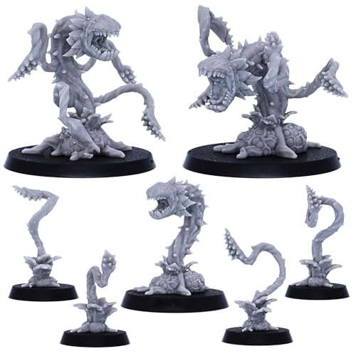 28mm scale Man Eating Plants Figure Dungeons and Dragons Miniature Gaming, Monster Fantasy Creature Role Playing Tabletop RPG Games von Forged Terrain