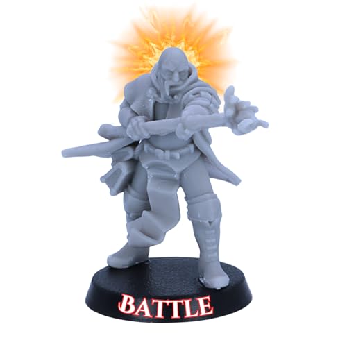Battle Wizards and Mages Miniatur-Set – 8 Fantasy-Zauberer-Modelle oder Singles | 32 mm Skala | Magische Rollen für RPG & Tischplatte | unlackiertes Harz von Highlands Miniatures | 25 mm Sockel Battle Wizards and Mages Miniatur-Set – 8 Fantasy-Zauberer-Modelle oder Singles | 32 mm Skala | Magische Rollen für RPG & Tischplatte | unlackiertes Harz von Highlands Miniatures | 25 mm Sockel von Forged Terrain