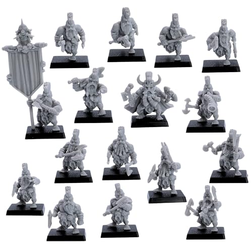 Dwarf Slayers Berserker – 16 Miniaturen für DND & Wargaming | 32 mm Skala Harz Modelle | Kyoushuneko Miniaturen | 25 mm quadratische Basen unbefestigt Dwarf Slayers Berserker – 16 Miniaturen für DND & Wargaming | 32 mm Skala Harz Modelle | Kyoushuneko Miniaturen | 25 mm quadratische Basen unbefestigt von Forged Terrain