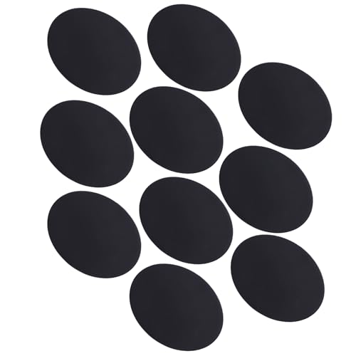 Forged Terrain 120 mm x 92 mm ovale Basen – 10 schwarze Kunststoff-Miniatur-Sockel für Wargaming | Hobby Diorama Supplies Logo | Modellzubehör Forged Terrain 120 mm x 92 mm ovale Basen – 10 schwarze Kunststoff-Miniatur-Sockel für Wargaming | Hobby Diorama Supplies Logo | Modellzubehör von Forged Terrain