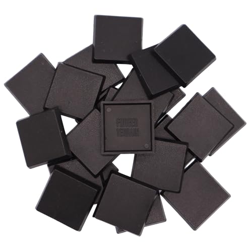 Forged Terrain Quadratische Miniatur-Basis, 32 mm, 75 Stück, für Tisch-Kriegsspiele und RPGs, schlichter schwarzer Kunststoff, 4 mm dicke Logo-Unterseite, kompatibel mit Miniaturen im Maßstab 32 mm Forged Terrain Quadratische Miniatur-Basis, 32 mm, 75 Stück, für Tisch-Kriegsspiele und RPGs, schlichter schwarzer Kunststoff, 4 mm dicke Logo-Unterseite, kompatibel mit Miniaturen im Maßstab 32 mm von Forged Terrain