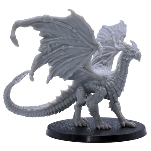 Gelber Drache – Fantasy Drake Miniatur mit 110 mm Flügelspannweite | 32 mm Skala epische Miniaturen | DND, Pathfinder, RPGs, Wargames | Unlackiertes Modell aus Kunstharz | Sammler und Gamer Gelber Drache – Fantasy Drake Miniatur mit 110 mm Flügelspannweite | 32 mm Skala epische Miniaturen | DND, Pathfinder, RPGs, Wargames | Unlackiertes Modell aus Kunstharz | Sammler und Gamer von Forged Terrain