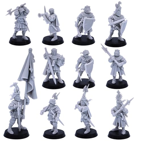 Mittelalterliche Ritter Schwertkämpfer auf Fuß Core Unit, Highlands Miniaturen Historisches Rollenspiel Tabletop RPG Spiele Fantasy Dungeons and Dragons Figuren Wargames Figuren TTRPG NPC Wargaming Mittelalterliche Ritter Schwertkämpfer auf Fuß Core Unit, Highlands Miniaturen Historisches Rollenspiel Tabletop RPG Spiele Fantasy Dungeons and Dragons Figuren Wargames Figuren TTRPG NPC Wargaming von Forged Terrain