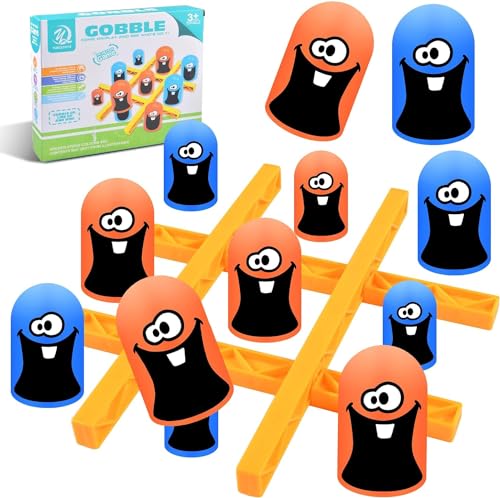 Forhome Big Eat Small Tic Tac Toe, Schachbrett Gobblet Gobblers Line Up Gobblet Gobblet Gobblet Board Game Toys Interaktives Spielzeug für die frühe Kindheit Eltern Kind für Kinder von Forhome