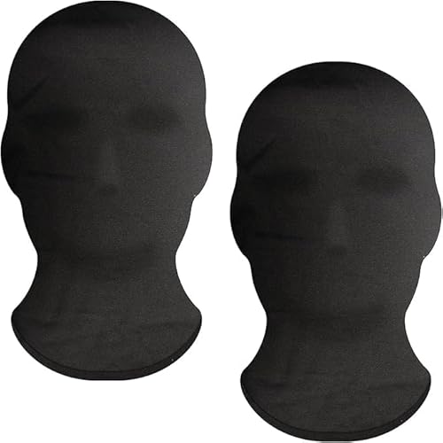 Forhome Gesichtslose Masken Schwarz Gesichtslose Masken Vollgesichtsmasken Spielzeugmasken Sonnenschutzmasken Atmungsaktive Masken Schwarze Vollmasken cosplay Halloween Erwachsene von Forhome