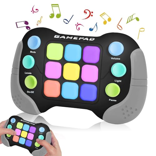 Forhome Handheld Spielkonsole, Push Pop Handheld Spiel, Schnelle Puzzle-Spielmaschine mit 5 Modi, Geschenk für Jungen, Mädchen, Teenager (Schwarz) von Forhome