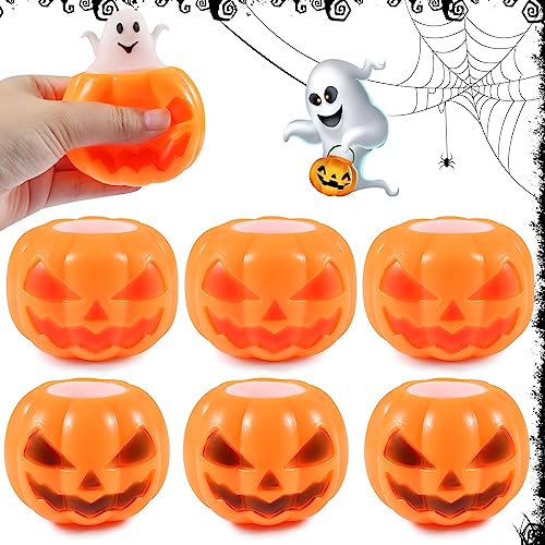 Halloween Party Mitgebsel,6 Stück Halloween Spielzeug Kinder,Kürbis Spielzeug,Glühend Kürbis Halloween Dekompression Spielzeug,Kürbis Geist Dekompression Spielzeug,Kinder Halloween Halloween Party Mitgebsel,6 Stück Halloween Spielzeug Kinder,Kürbis Spielzeug,Glühend Kürbis Halloween Dekompression Spielzeug,Kürbis Geist Dekompression Spielzeug,Kinder Halloween von Forhome