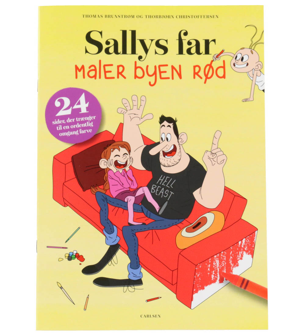 Forlaget Carlsen Malbuch - Sallys Vater malt die Stadt an Rot - Forlaget Carlsen - One Size - Malbücher Forlaget Carlsen Malbuch - Sallys Vater malt die Stadt an Rot - Forlaget Carlsen - One Size - Malbücher von Forlaget Carlsen