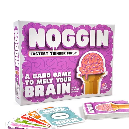 Format Games Noggin | Mind Melting Kartenspiel aus TV & Radio Personality Matt Edmondson | Alter 10+ | 2-20 Spieler | 10 Minuten Spieldauer von Format Games