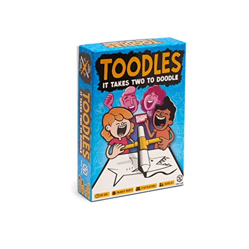 Format Games Toodles Partyspiel | Lustiges Zeichenspiel für einen Spieleabend | Kooperatives Spiel | lustiges Familienspiel für Kinder und Erwachsene | ab 8 Jahren | 3-10 Spieler | Spielzeit von Format Games