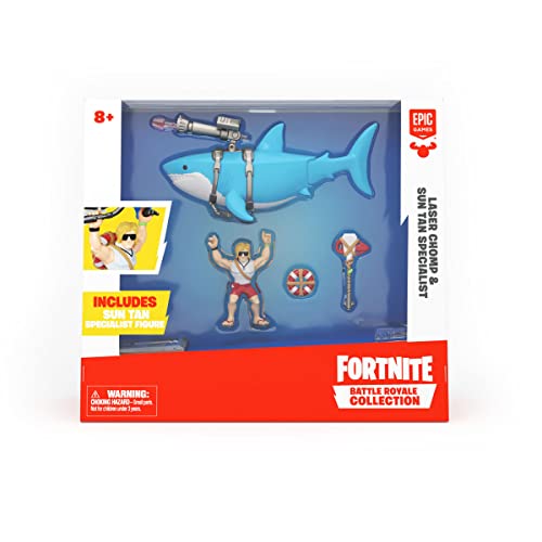 FORTNITE Battle Royale Collection: Laser Chomp Glider & Sun Tan Specialist Actionfigur von Fortnite