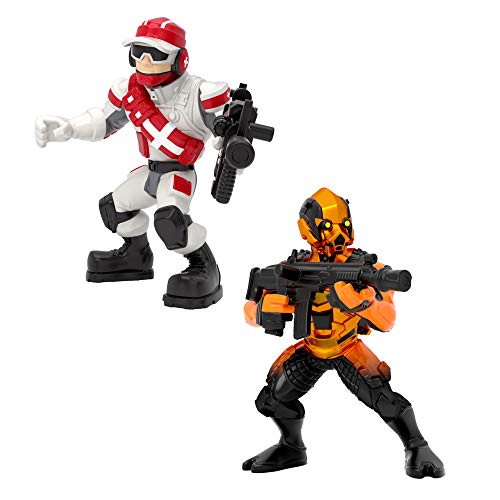 Fortnite 63569 2 x Battle Royale Collection Figuren – Triage Trooper & Vertex von Fortnite