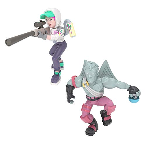 Fortnite BO35632 Battle Royale Collection: Teknique & Love Ranger-2 Pack Figures Action-Spielfigur, Mehrfarbig von Fortnite