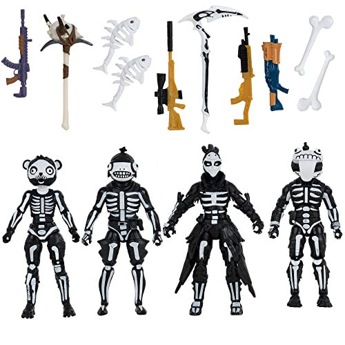 Fortnite FNT1018 - 4 Figuren Pack Skull Squad von Fortnite