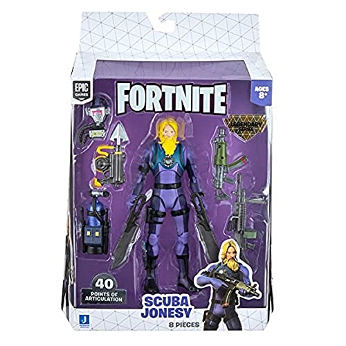 Fortnite Legendary Series Scuba Jonesy, sehr detaillierte Figur, 15,2 cm, Mehrfarbig von Fortnite