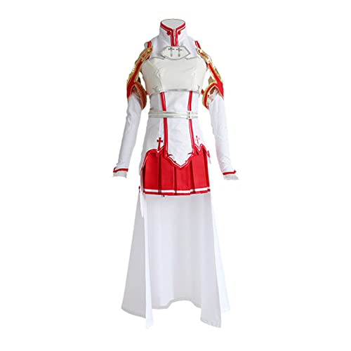 Fortunehouse Sword Art Online Asuna Cosplay Outfits Yuuki Asuna Cosplay Kostüm für Erwachsene, XXL von Fortunehouse