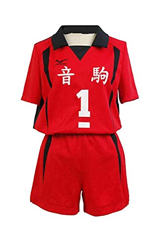 Fortunezone Anime High School Uniform Volleyball Team Cosplay Kostüm Sportbekleidung von Fortunezone