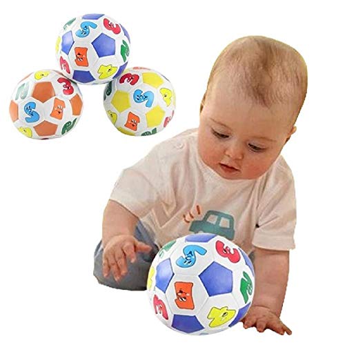 ForuMall Kinder Kinder Lernspielzeug Baby Lernfarben Nummer Gummiball Spielzeug von ForuMall