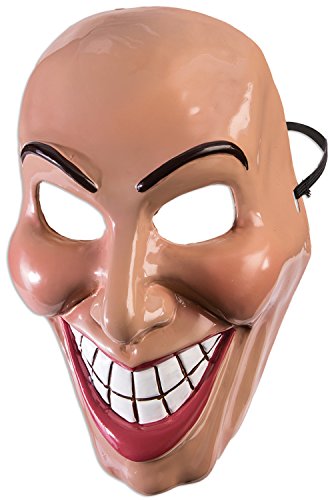 Bristol Novelty X79188 Böses-Grinsen-Maske, für Damen, gruseliger Look, Mörder-Syndikat, 1 Stück, mehrfarbig, Einheitsgröße Halloween von Forum Novelties