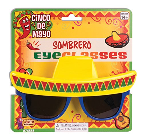 Forum Novelties Bristol Novelty 74555 Sombrero Sonnenbrille von Forum Novelties