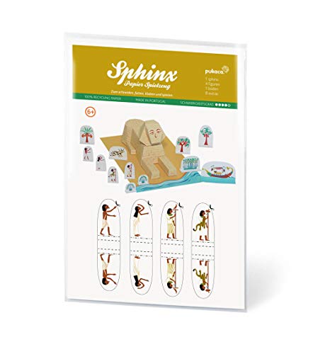 Forum Traiani Bastelbogen Sphinx - Pukcaka DIY Bastelbögen Papier-Karton für Kindergeburtstag als Geschenkidee, Bastelidee für Jungs von Forum Traiani