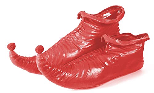 Forum Novelties Christmas Elf PVC Costume Shoes: Red One Size Fits Most von Forum Novelties