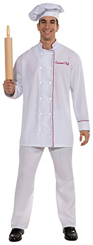 Forum Novelties Men's Gourmet Chef Costume, White, One Size von Rubie's