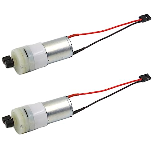 Fossthiroy 2X RC Boot Wasser Pumpe 3-6V 370 Wasser Kühl Pumpe Wasserdichter JR Stecker für RC Boote Motor & ESC von Fossthiroy